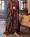 ASIM JOFA - 3PC LAWN EMBROIDERED SHIRT WITH MONARK PRINT DUPATTA AND TROUSER | KF-3523