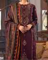 ASIM JOFA - 3PC LAWN EMBROIDERED SHIRT WITH MONARK PRINT DUPATTA AND TROUSER | KF-3523