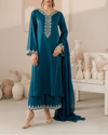 ASIM JOFA-3PC LAWN EMBROIDERED SHIRT WITH BAMBER CHIFFON DUPATTA AND LAWN TROUSER | KF-3568