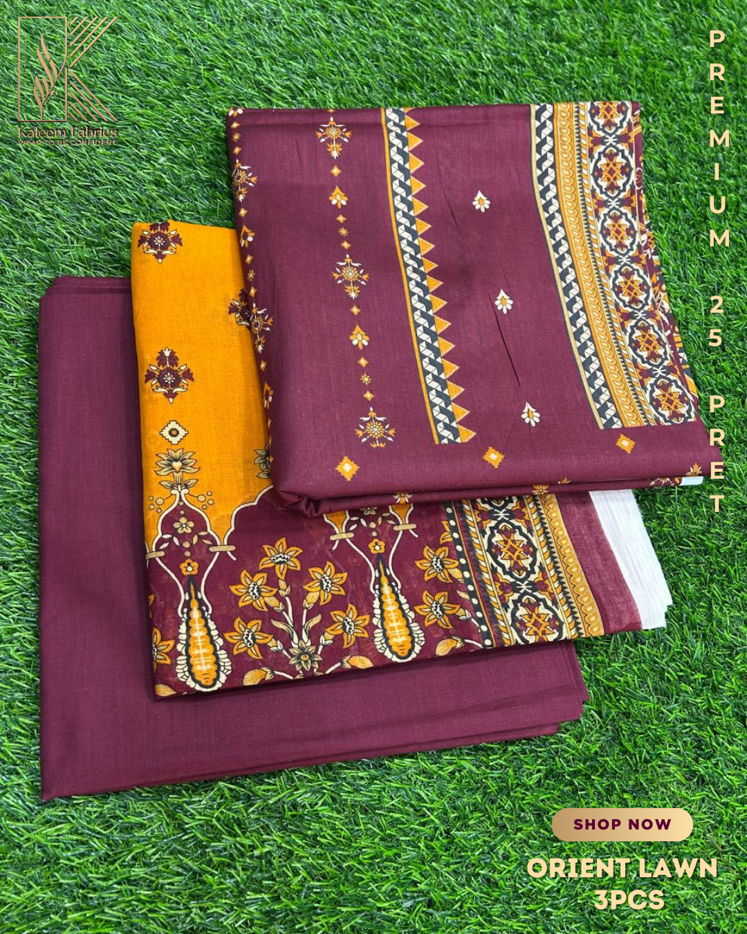 ORIENT'S EXCLUSIVE PRINTED LAWN | DESIGN # 17
