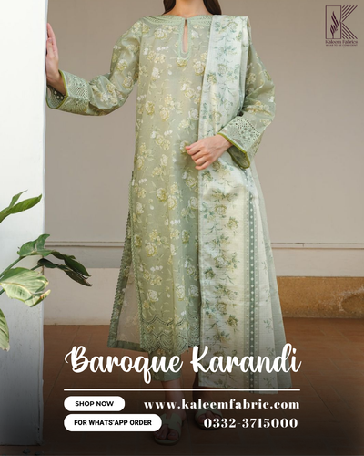 BAROQUE KARANDI PRINT 3 PCS