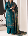 SOBIA NAZIR- 3PC LAWN EMBROIDERED SHIRT WITH MONARK PRINT DUPATTA AND TROUSER | KF-3570 B