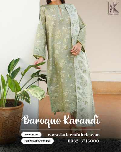 BAROQUE KARANDI PRINT 3 PCS