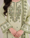 GARNET-3PC LAWN EMBROIDERED SHIRT WITH LAWN EMBROIDERED DUPATTA AND LAWN TROUSER | KF-3565