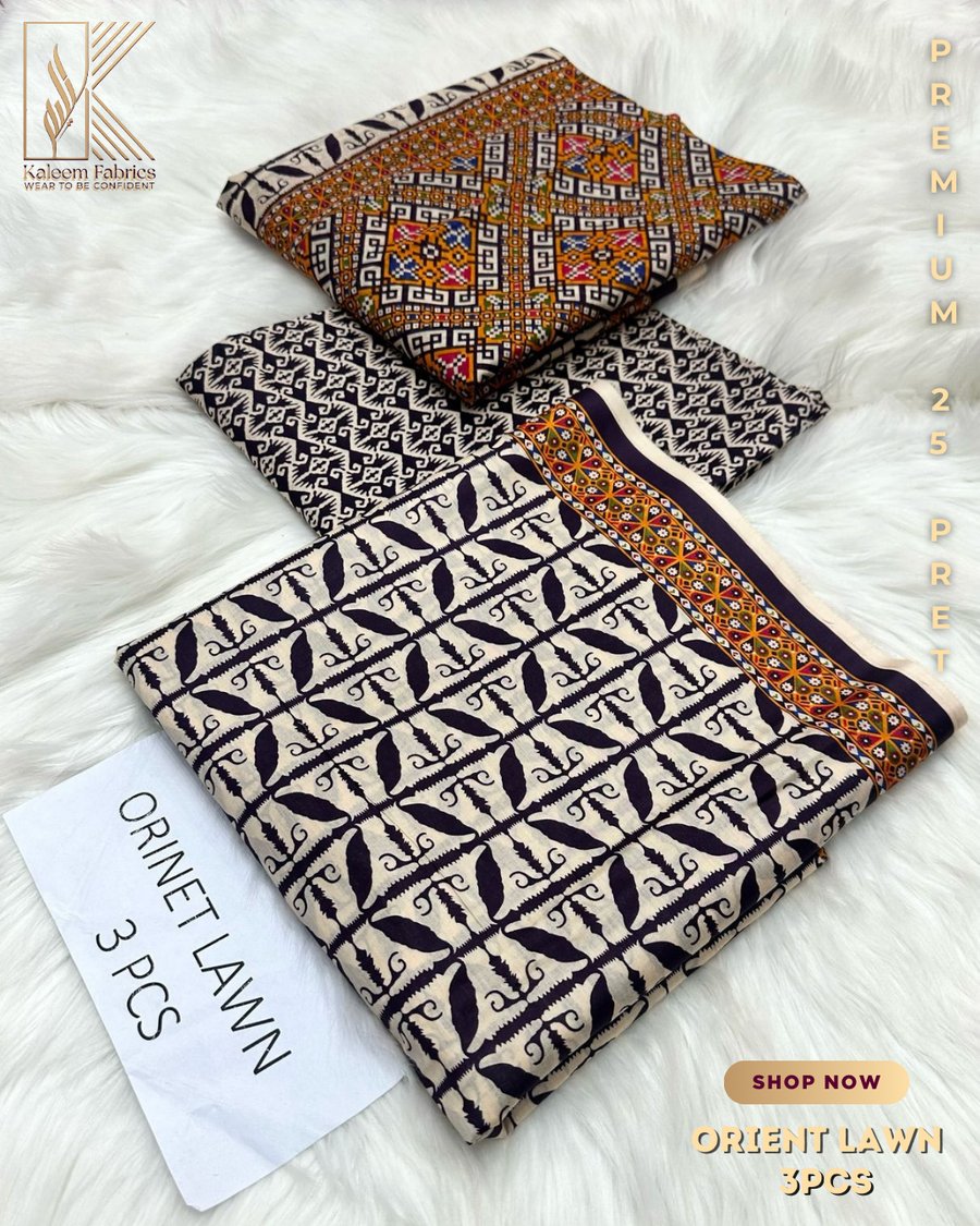 ORIENT'S EXCLUSIVE PRINTED LAWN | DESIGN # 33