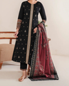 GARNET - 3PC LAWN EMBROIDERED SHIRT WITH LAWN EMBROIDERED DUPATTA AND LAWN TROUSER | KF-3532