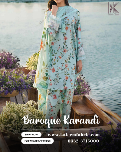 BAROQUE KARANDI PRINT 3 PCS