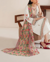 GARNET - 3PC LAWN EMBROIDERED SHIRT WITH MONARK PRINT DUPATTA & LAWN TROUSER | 3533