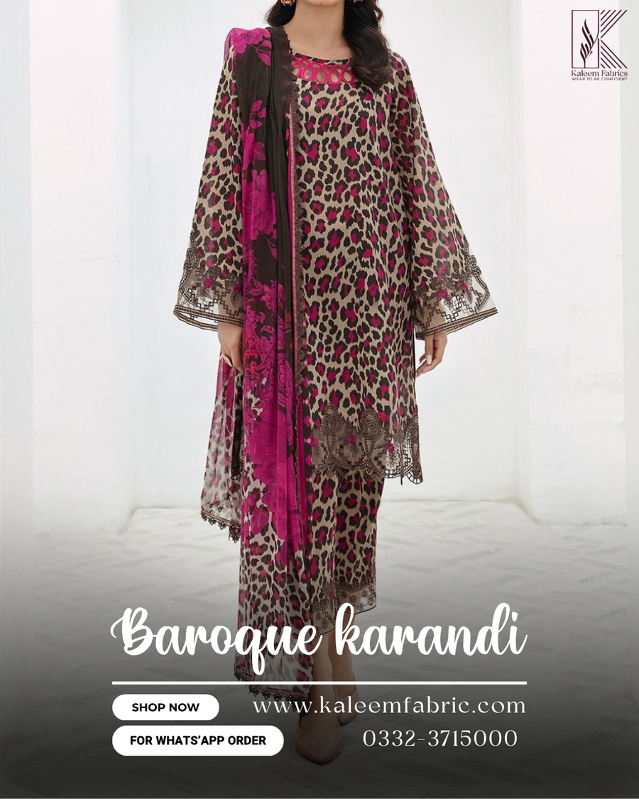 BAROQUE KARANDI PRINT 3 PCS