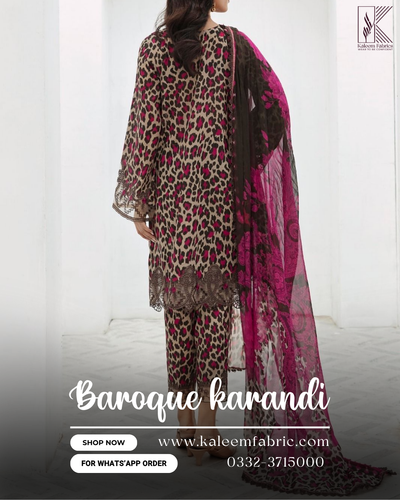 BAROQUE KARANDI PRINT 3 PCS