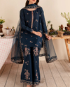 BATIK- 3PC DHANAK EMBROIDERED SHIRT DHANAK EMBROIDERED DUPATTA AND TROUSER-KF-3289