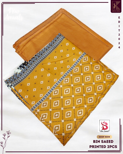 BIN SAEED 2 PCS LAWN - Vol. 2 | DESIGN # 10