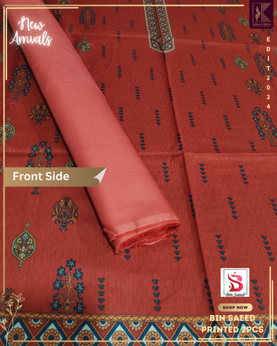 BIN SAEED 2 PCS LAWN - Vol. 2 | DESIGN # 1