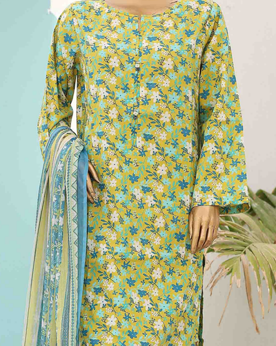 BIN SAEED PRINTED 3PCS LAWN | DESIGN # 20