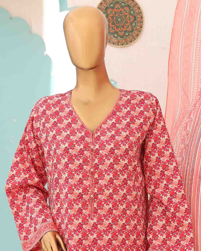 BIN SAEED PRINTED 3PCS LAWN | DESIGN # 23