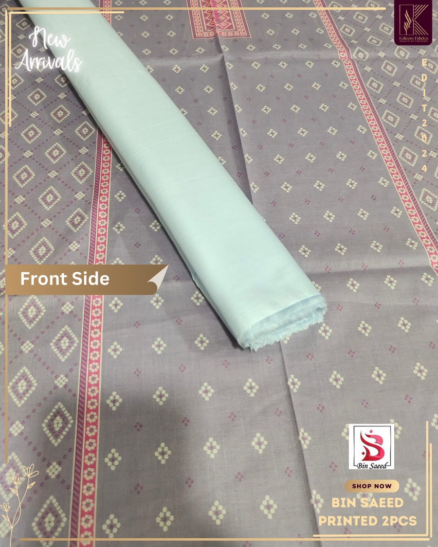 BIN SAEED 2 PCS LAWN - Vol. 2 | DESIGN # 2