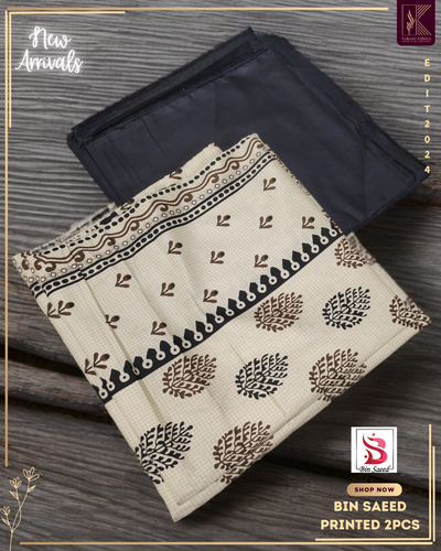 BIN SAEED 2 PCS LAWN - Vol. 2 | DESIGN # 3