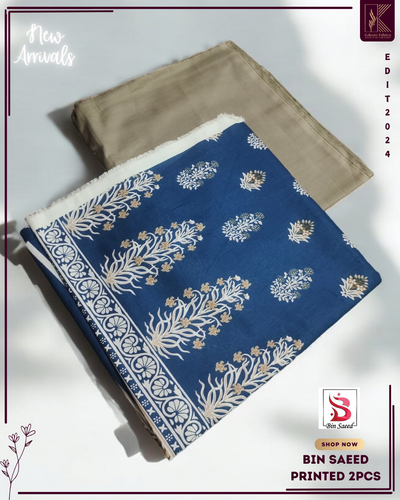 BIN SAEED 2 PCS LAWN - Vol. 2 | DESIGN # 6