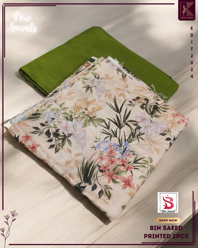 BIN SAEED 2 PCS LAWN - Vol. 2 | DESIGN # 8