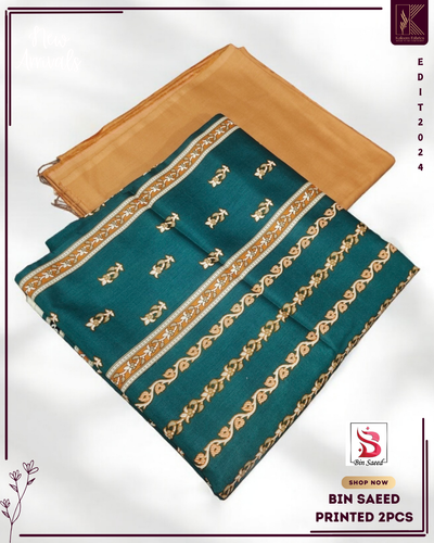 BIN SAEED 2 PCS LAWN - Vol. 2 | DESIGN # 9