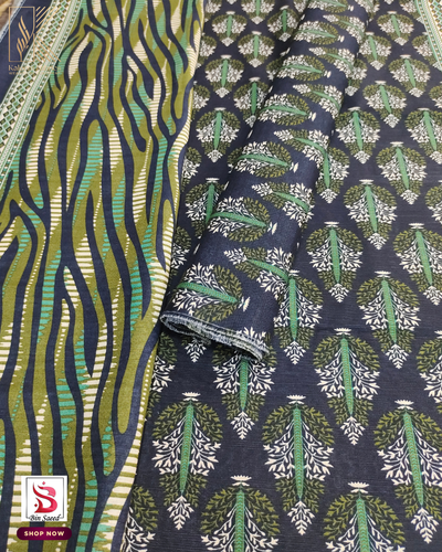 BIN SAEED PRINTED 3PCS KHADAR | DESIGN # 10