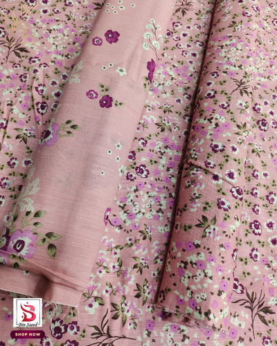 BIN SAEED PRINTED 3PCS KHADAR | DESIGN # 12