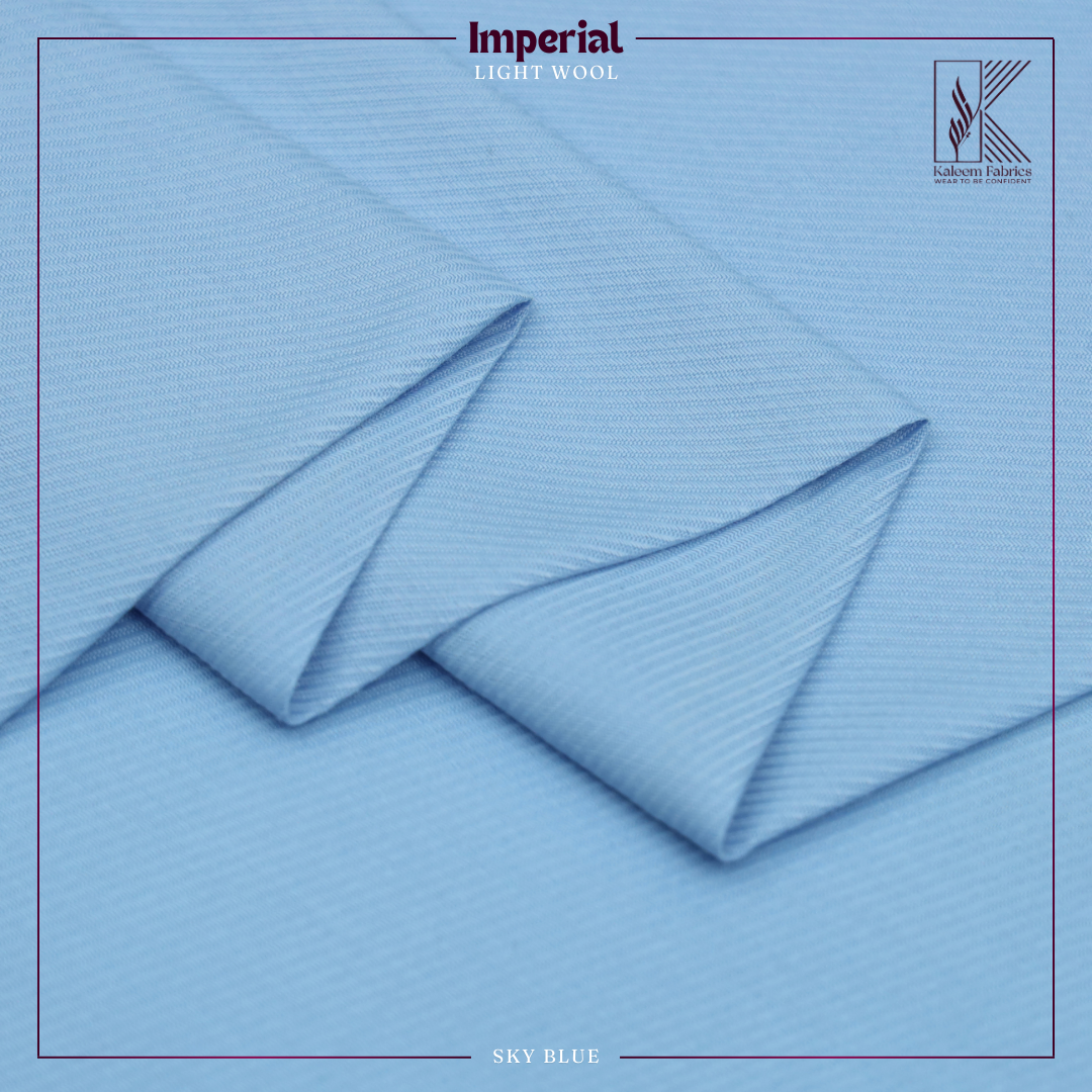 IMPERIAL LIGHT WOOL - UNSTITCHED WINTER SELF DESIGNING | SKY BLUE