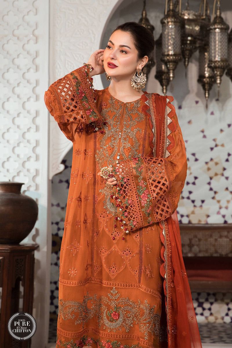 JAZMIN - 3PC LAWN EMBROIDERED SUIT