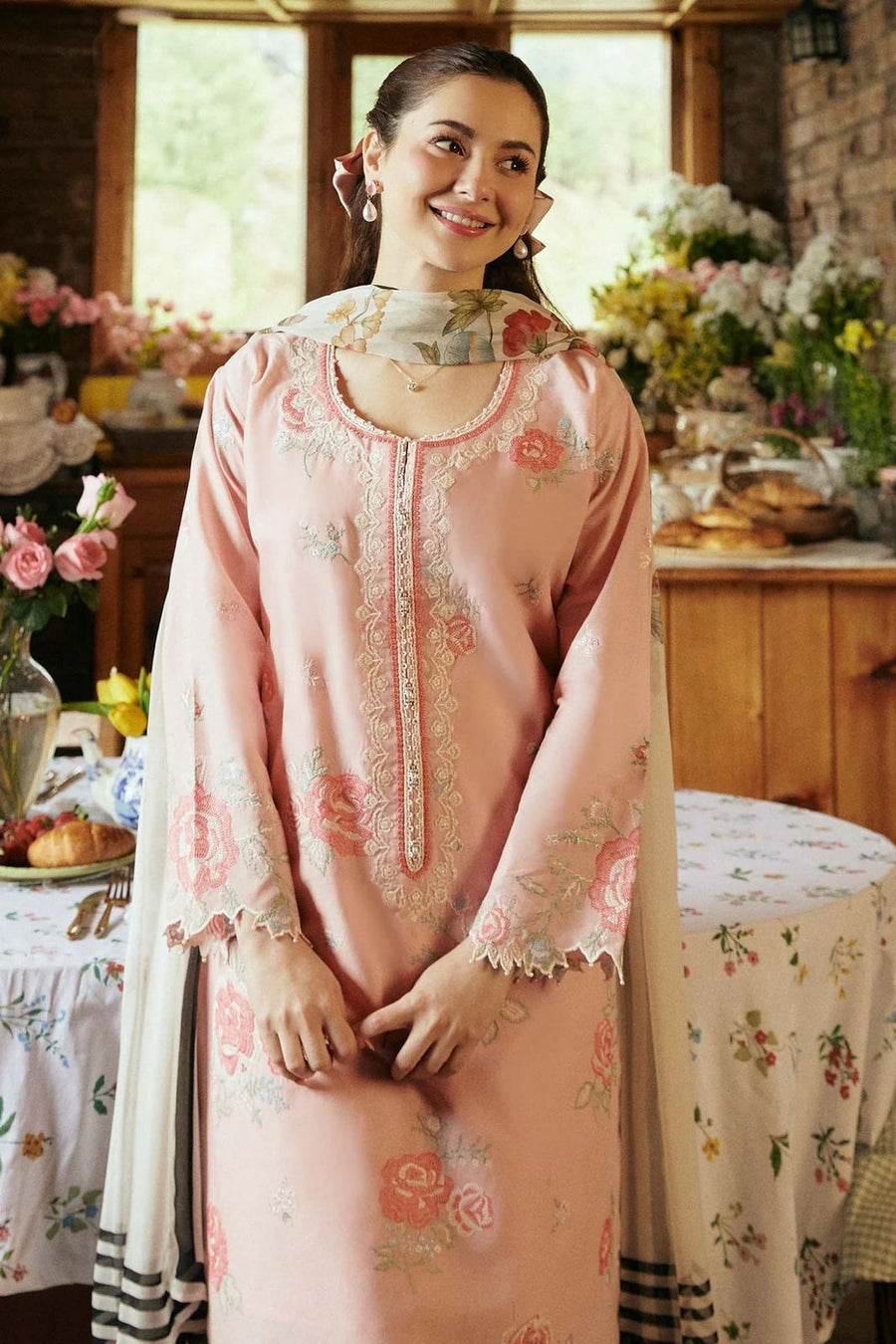 COCO BY ZARA SHAHJAHAN - 3PCS EMBROIDERED