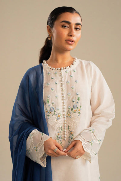 ZAHRA SHAHJAHAN  - 3PC LAWN EMBROIDERED